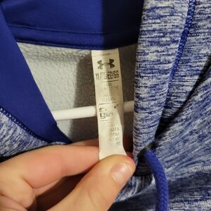 Under Armour Heathered Blue Hoodie